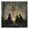 Spooky Witches Circle 16" x 16" Canvas Wall Art